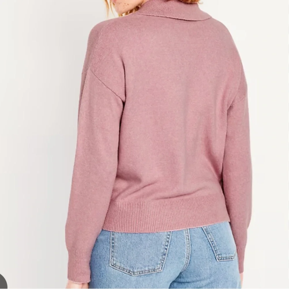 SoSoft Collared Sweater Anise Pink - Picture 2 of 9